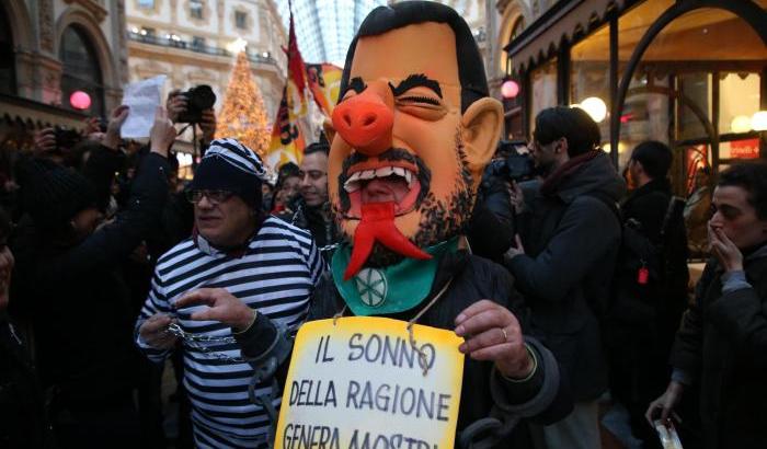 demos democrazia solidale piemonte protesta salvini